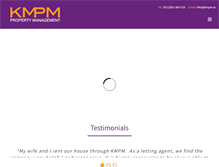 Tablet Screenshot of kmpm.ie